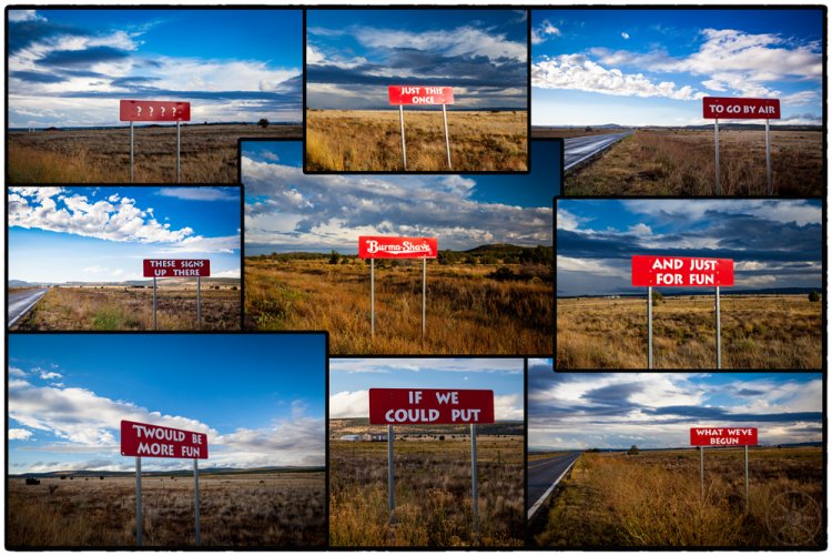 Burma Shave Signs