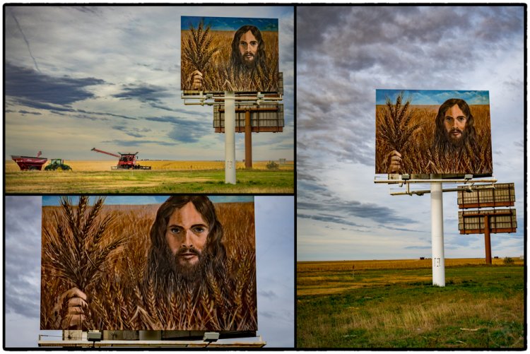 Wheat Jesus Billborad